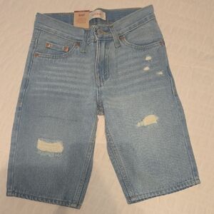 NWT 🆕️ Boys 511 Slim Levis Distressed Jean Shorts. Size 8 Reg